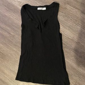 black tank top (distressed) never worn